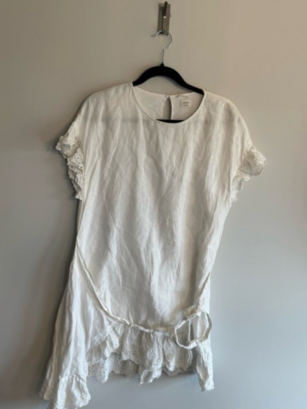 Wilfred Nanette medium linen white midi dress - Picture 2 of 8